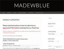 Tablet Screenshot of madewblue.com